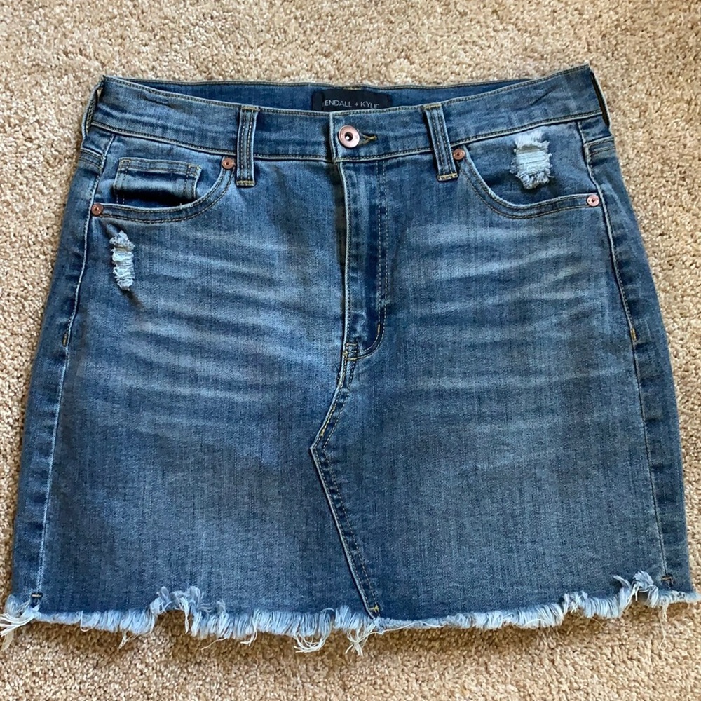 Kendall + Kylie Denim Skirt